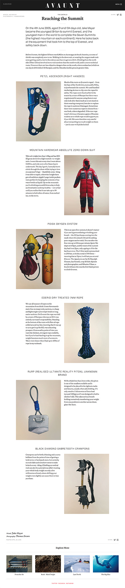 Article: Reaching the Summit