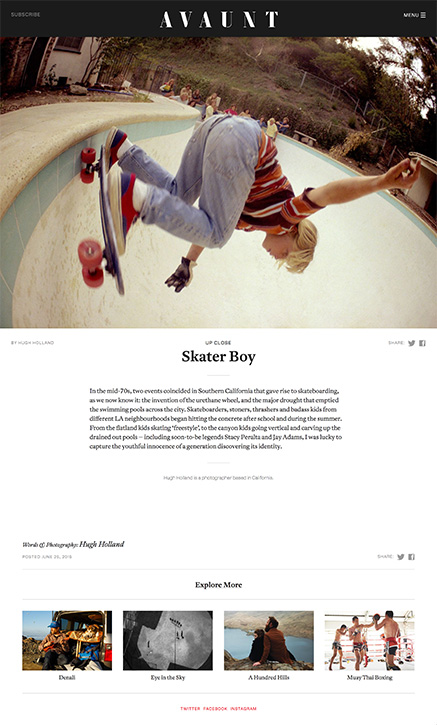 Article: Skater Boy